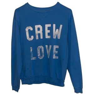 🌹Jean + June Blue Crew Love Sweatshirt
